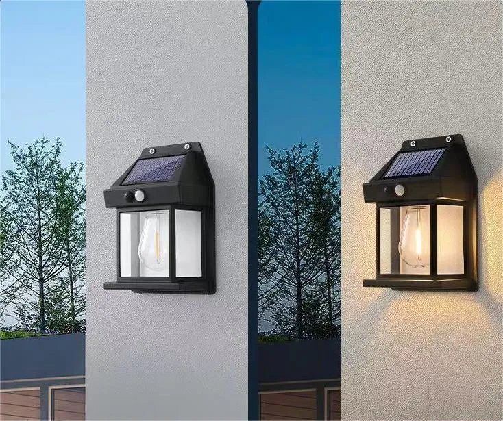 Lámpara de pared LED solar impermeable