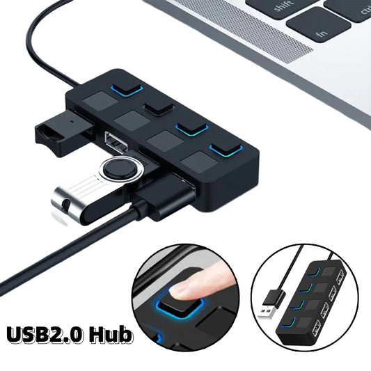 concentrador de puertos USB 2.04